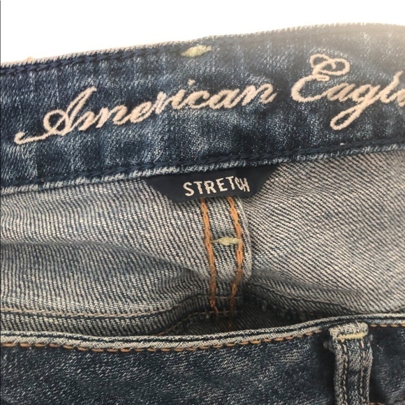 American Eagle Skinny Stretch Jean Med Wash Size 12X31 - Picture 6 of 6